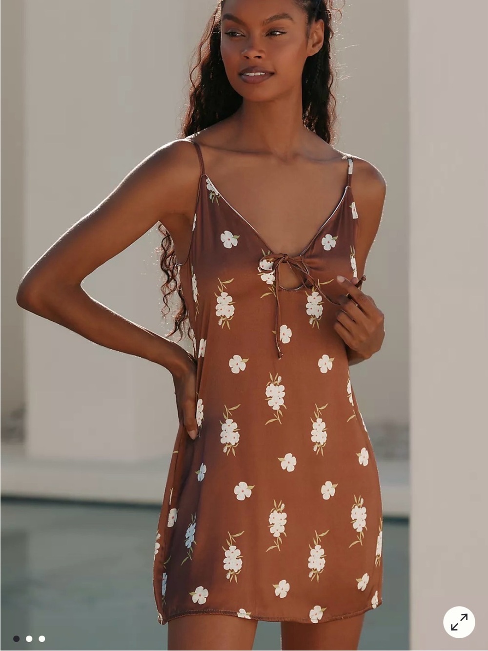 NWOT Dippin' Daisy's Botanical Mini Dress 🤎
